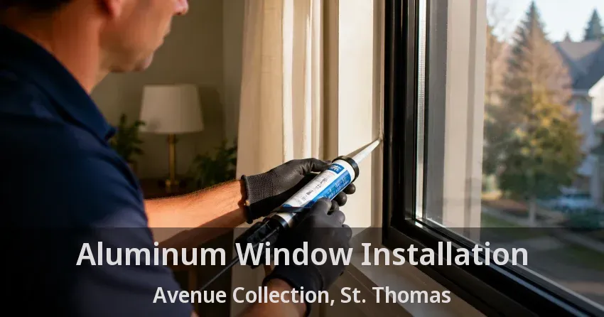 Aluminum Window Installation Avenue Collection, St. Thomas - ON