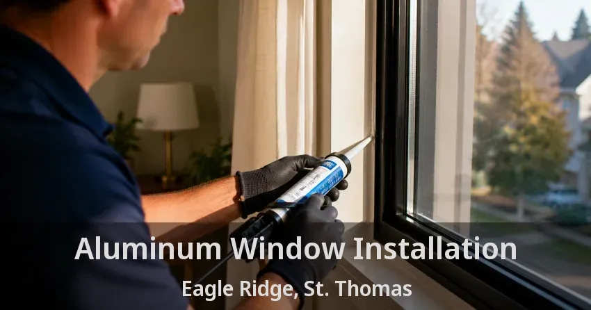 Aluminum Window Installation Eagle Ridge, St. Thomas - ON