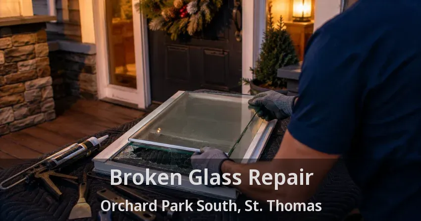 Broken Glass Repair Orchard Park South, St. Thomas - ON