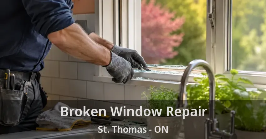 Broken Window Repair St. Thomas - ON