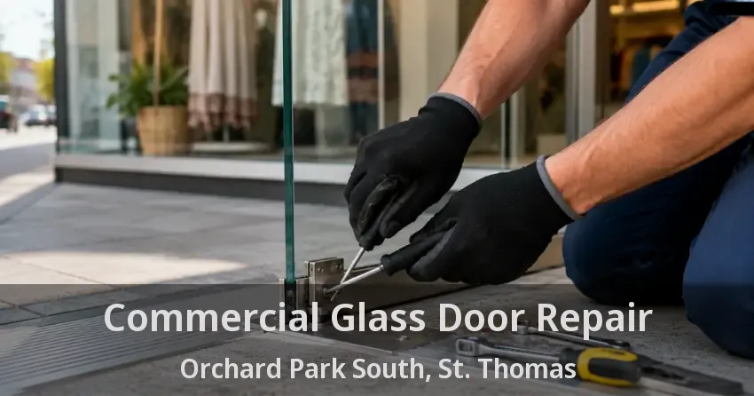 Commercial Glass Door Repair Orchard Park South, St. Thomas - ON