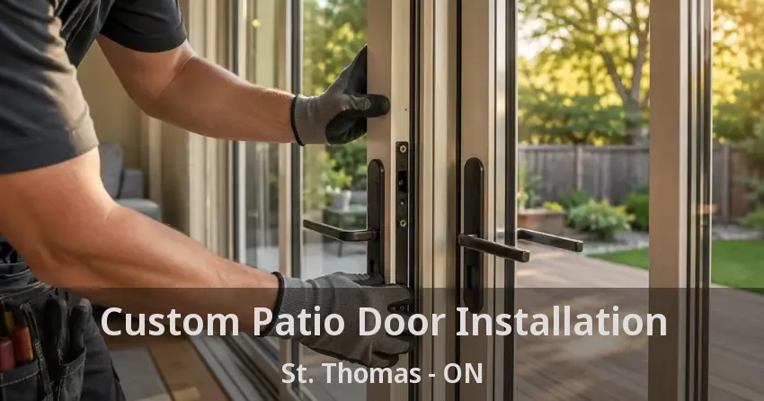 Custom Patio Door Installation St. Thomas - ON