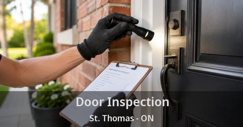 Door Inspection St. Thomas - ON