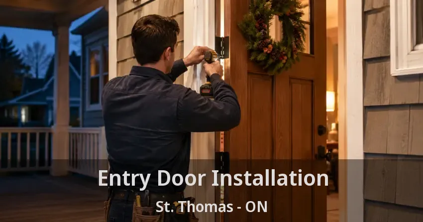 Entry Door Installation St. Thomas - ON