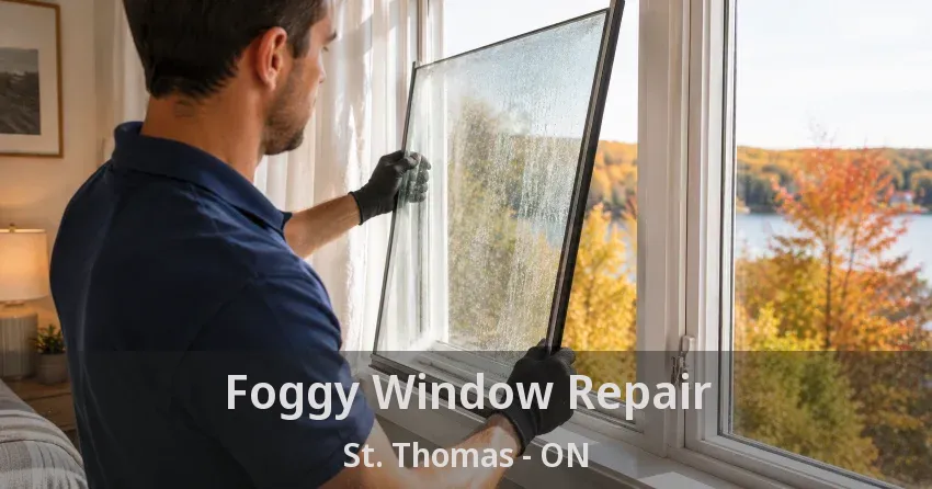 Foggy Window Repair St. Thomas - ON