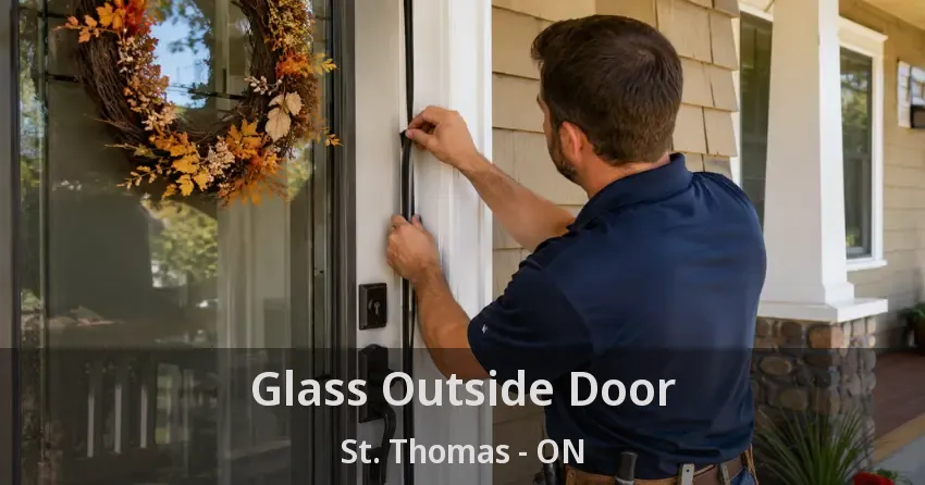 Glass Outside Door St. Thomas - ON