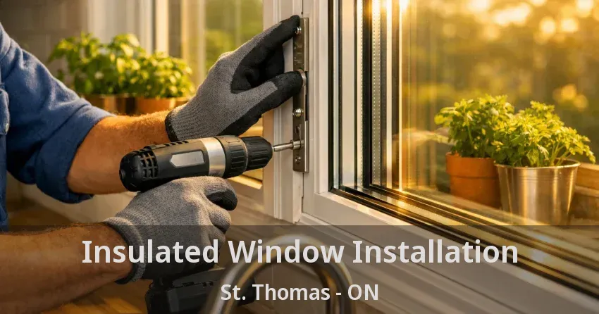 Insulated Window Installation St. Thomas - ON