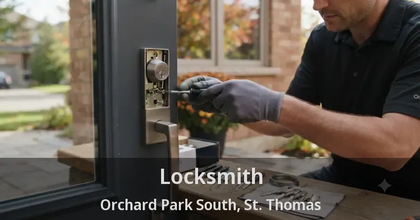 Locksmith Orchard Park South, St. Thomas - ON