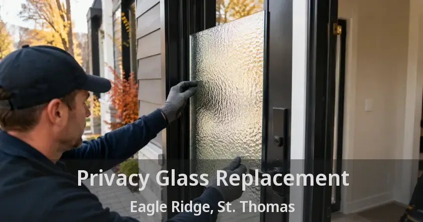 Privacy Glass Replacement Eagle Ridge, St. Thomas - ON
