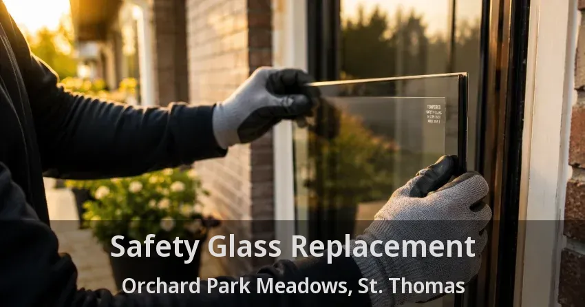 Safety Glass Replacement Orchard Park Meadows, St. Thomas - ON