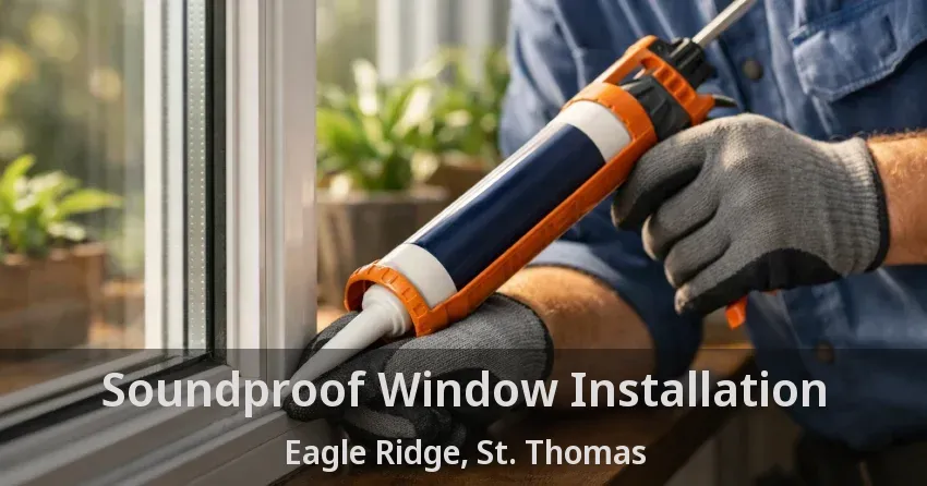 Soundproof Window Installation Eagle Ridge, St. Thomas - ON