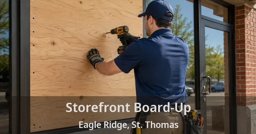 Storefront Board-Up Eagle Ridge, St. Thomas - ON