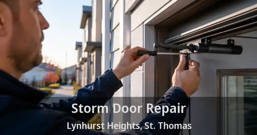 Storm Door Repair Lynhurst Heights, St. Thomas - ON