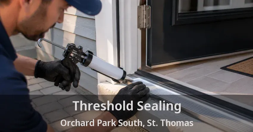 Threshold Sealing Orchard Park South, St. Thomas - ON