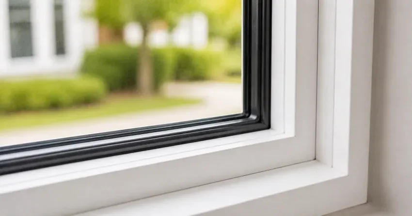 technician repairing window and door hardware in St. Thomas home