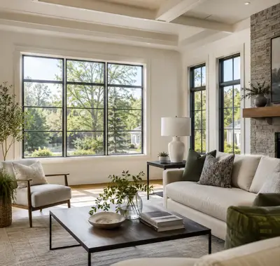 Completed interior project by Windows & Doors St. Thomas